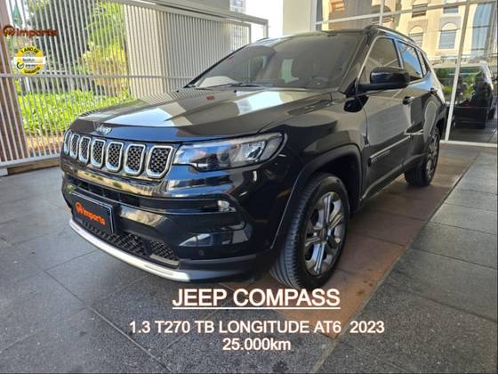 JEEP COMPASS 1.3 T270 TURBO FLEX LONGITUDE AT6